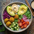 Poké Bowl Falafel